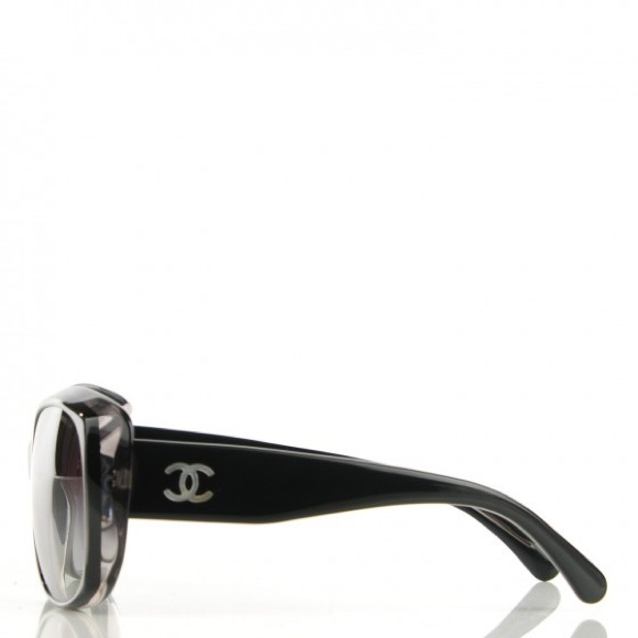 CHANEL Mother of Pearl CC Sunglasses 5227-H Black - Picture 4 of 10